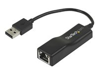 StarTech.com USB 2.0 to 10/100 Mbps Ethernet Network Adapter Dongle - USB Network Adapter - USB 2.0 Fast Ethernet Adapter - USB NIC (USB2100) - Nettverksadapter - USB 2.0 - 10/100 Ethernet - svart USB2100