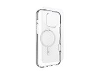 Zagg Luxe + Glass 360 - Baksidedeksel for mobiltelefon - MagSafe-samsvar - grafen - blank - med skjermbeskytter - for Apple iPhone 16 Pro Max 700515365