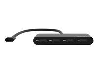 PORT Connect - Hub - 3 x USB-C + 1 x USB-C (strømlevering) - stasjonær 900147