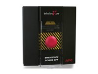 APC - Nødutkoplingsknapp - svart - for P/N: SMT1500RM2UCNC, SMT1500X93, SMT750RM2UCNC, SMT750X93, SMX1000CNC, SMX2KR2UX145 EPW9