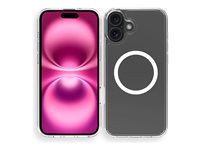 Insmat - Baksidedeksel for mobiltelefon - MagSafe-samsvar - polykarbonat (PC), fleksible TPU-kanter - blank - for Apple iPhone 16 650-1295