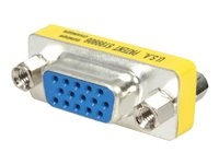 StarTech.com Slimline VGA HD15 Gender Changer - F/F - HD15 gender changer - VGA coupler - VGA gender changer (GC15HSF) - VGA-hann-hunnveksler - HD-15 (VGA) (hunn) til HD-15 (VGA) (hunn) - for P/N: DP2VGAMM6B, HD2VGAMM6, MXTMMHQ2M, MXTMMHQ30M, MXTMMHQ3M, MXTMMHQ5M, MXTMMHQ7M GC15HSF