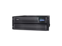 APC Smart-UPS - UPS (kan monteres i rack) - AC 120 V - 2700 watt - 2880 VA - enkeltfase - 1 x batteri - USB, serial - utgangskontakter: 3 - 4U - svart - TAA-samsvar SMX3000RMX93
