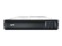 APC Smart-UPS SMT3000RMI2UC - UPS (kan monteres i rack) - AC 230 V - 2700 watt - 3000 VA - enkeltfase - RS-232, USB - utgangskontakter: 12 - 2U - svart - APC Take-Back - med APC SmartConnect - for P/N: AR3003, AR3003SP, AR3006, AR3006SP, AR3103, AR3103SP, AR3106, AR3106SP, AR9300SP SMT3000RMI2UC