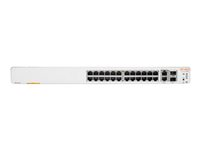 HPE Networking Instant On 1960 24G 2XGT 2SFP+ Switch - Switch - Styrt - 24 x 10/100/1000 + 2 x 10 Gigabit SFP+ + 2 x 100/1000/10GBase-T - rackmonterbar - BTO JL806A#ABB