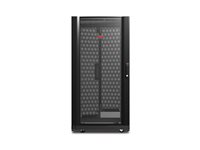 APC NetShelter AV Enclosure with Sides and 10-32 Threaded Rails - Rack - svart - 24U AR3814
