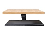 StarTech.com Under Desk Keyboard Tray, Full Motion & Height Adjustable Keyboard and Mouse Tray, 10" x 26" Platform, Ergonomic Sliding Computer Keyboard Holder with Mouse Pad & Wrist Rest - Desk Mount Keyboard Tray - Tastatur-/musebrett - monterbar under skrivebord - svart KBTRAYADJ2