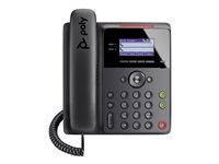 HP Poly Edge B10 - VoIP-telefon med anrops-ID/samtale venter - 5-veis anropskapasitet - SIP, SDP - 8 linjer - svart 84C19AA#ABB