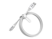 OtterBox Premium - USB-kabel - USB-C (hann) til USB (hann) - USB 2.0 - 3 A - 2 m - skyhvit 78-52668