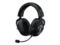 Logitech G Pro X 2 - Hodesett - full størrelse - Bluetooth / LIGHTSPEED - trådløs, kablet - 3,5 mm jakk - lydisolerende - svart 991-000550