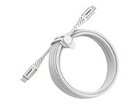 OtterBox Premium - USB-kabel - USB-C (hann) til USB-C (hann) - 3 m - skyhvit 78-52682