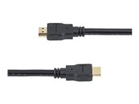StarTech.com 2m 4K High Speed HDMI Cable - Gold Plated - UHD 4K x 2K - Premium HDMI Video Cable for Your TV, Monitor or Display (HDMM2M) - HDMI-kabel - HDMI hann til HDMI hann - 2 m - skjermet - svart - for P/N: CDPVGDVHDBP, DK30CH2DPPDU, DK30CHDPPDUE, DKWG30DPHPD, DKWG30DPHPDU, VHDCI24HD HDMM2M