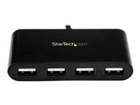 StarTech.com 4-Port USB-C Hub - USB-C to 4x USB-A Hub Adapter - Mini USB 2.0 Hub - Bus-powered USB Type-C Port Expander (ST4200MINIC) - Hub - 4 x USB 2.0 - stasjonær ST4200MINIC