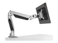 Compulocks Universal Invisible Mount Articulating Arm Mount - Monteringssett (monteringsarm) - for notebook - sølv - monteringsgrensesnitt: 100 x 100 mm - skrivebord 660REACHSMP01B