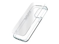 Zagg InvisibleShield Glass Elite 360 - Beskyttelsesboks for mobiltelefon - glass, polykarbonat - blank - for Apple iPhone 15 Pro 200511806