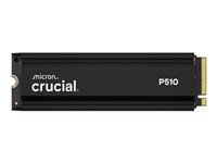 Crucial P510 - SSD - 1 TB - intern - M.2 2280 - PCI Express 5.0 x4 (NVMe) - integrert kjøle CT1000P510SSD5