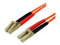 StarTech.com 10m Fiber Optic Cable - Multimode Duplex 50/125 - LSZH - LC/LC - OM2 - LC to LC Fiber Patch Cable - Koblingskabel - LC multimodus (hann) til LC multimodus (hann) - 10 m - 10 m - fiberoptisk - dupleks - 50 / 125 mikroner - oransje - for P/N: GLCLHSMDSTTA, GLCSXMMDST, GLCSXMMDSTT, JD118BST, MASFP1GBSXST, SFP100BFXST 50FIBLCLC10