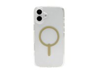 ZAGG Milan Snap - Baksidedeksel for mobiltelefon - MagSafe-samsvar - gullglans - for Apple iPhone 16 Plus 702315127