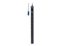 APC Easy Basic Rack PDU EPDU1116B - Strømfordelerenhet (kan monteres i rack) - AC 200/208/230 V - 3680 VA - inngang: IEC 60309 2P+E - utgangskontakter: 24 (20 x IEC 60320 C13, 4 x IEC 60320 C19) - 0U - 3 m kabel - svart - for P/N: SMX1500RM2UCNC, SMX2KR2UX145, SMX3KR2UNCX145, SMX750C, SMX750CNC, SMX750CUS EPDU1116B