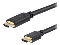 StarTech.com 30m 100 ft High Speed HDMI Cable M/M - Active - 26AWG - CL2 rated In-wall Installation - Ultra HD 4k x 2k - Active HDMI Cable (HDMM30MA) - HDMI-kabel - HDMI hann til HDMI hann - 30 m - dobbeltisolert - svart HDMM30MA
