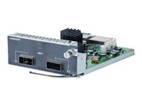 HPE 2-port QSFP+ Module - Utvidelsesmodul - 40Gb Ethernet x 2 - for HPE 5510 2-port QSFP+ Module JH155A