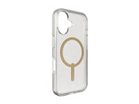 ZAGG Milan Snap - Baksidedeksel for mobiltelefon - MagSafe-samsvar - gullglans - for Apple iPhone 16 702315126