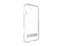 Zagg Crystal Palace Snap - Baksidedeksel for mobiltelefon - med støtte - MagSafe-samsvar - blank - for Apple iPhone 16 Plus 702315047