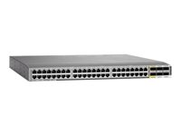 Cisco Nexus 2348TQ-E Fabric Extender - Utvidelsesmodul - Gigabit Ethernet / 10Gb Ethernet x 48 + 40 Gigabit QSFP+ x 6 - gjenfabrikert N2K-C2348TQ-E-RF