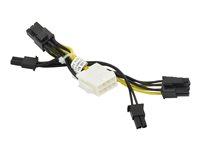 Supermicro - Strømadapter - 8-pins intern strømforsyning (hunn) til 8-pins PCIe-strøm (6+2) (hann) - 5 cm CBL-PWEX-1040