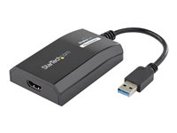 StarTech.com USB 3.0 to HDMI External Video Card Adapter - DisplayLink Certified - 1920x1200 - MultiMonitor Graphics Adapter - Supports Mac & Windows (USB32HDPRO) - Adapterkabel - USB-type A hann til HDMI hunn - 16 cm - svart - 1920 x 1200 (WUXGA)-støtte - for P/N: HDDVIMM3, HDMM12, HDMM15, HDMM1MP, HDMM2MP, HDMM3, HDMM3MP, HDMM50A, HDMM6, HDPMM50 USB32HDPRO