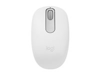 Logitech M196 - Mus - høyre- og venstrehåndet - optisk - 3 knapper - trådløs - Bluetooth - gulaktig hvit 910-007460