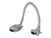 C2G Premium SXGA 90° Up Angled - VGA-kabel - HD-15 (VGA) (hann) til HD-15 (VGA) (hann) - 3 m - 90° kontakt 81043