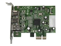 StarTech.com 3 Port 2b 1a Low Profile 1394 PCI Express FireWire Card Adapter - FireWire-adapter - PCIe lav profil - FireWire 800 - 2 porter + 1 x FireWire PEX1394B3LP