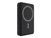 mophie snap+ - Trådløs nødlader - 10000 mAh - 15 watt (24 pin USB-C) - svart 401115582