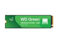 WD Green SN3000 WDS200T4G0E-00CPS0 - SSD - 2 TB - intern - M.2 2280 - PCIe 4.0 x4 (NVMe) WDS200T4G0E-00CPS0