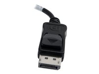 StarTech.com DisplayPort to DVI Adapter - Active Conversion - 1920x1200 - DP to DVI Single Link Converter for DVI-D Display (DP2DVIS) - DisplayPort-adapter - DisplayPort (hann) til DVI-D (hunn) - 20 cm - svart - for P/N: DKM30CHDPD, DKM30CHDPDUE, SV231QDPU34K, TB32DP14, TB3CDK2DPUE, TB3CDOCKDP, TB3DKM2DPL DP2DVIS