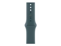 Apple - Bånd for smart armbåndsur - 46mm - S/M-størrelse - innsjøgrønn MXLQ3ZM/A