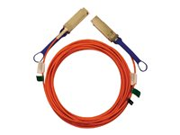 NVIDIA - 40GBase-AOC direkte tilkoblingskabel - QSFP til QSFP - 10 m - 10 m - fiberoptisk - Active Optical Cable (AOC) 980-9I14F-00B010