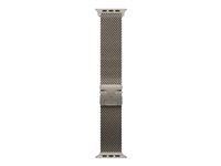 Apple - Sløyfe for smart armbåndsur - 49mm - Stor størrelse - naturlig MXKE3ZM/A