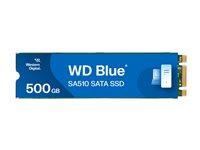 WD Blue SA510 WDS500G3B0B-00AXS0 - SSD - 500 GB - intern - M.2 2280 - SATA 6Gb/s WDS500G3B0B-00AXS0