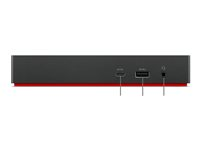 Lenovo - Dokkingstasjon - USB-C - HDMI, 2 x DP - 1GbE - 90 watt - Nordisk 40AY0090MX