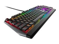 Alienware AW510K - Tastatur - bakgrunnsbelyst - USB - tastsvitsj: CHERRY MX Low Profile Red - Dark Side of the Moon - for Alienware Area-51, Aurora, Aurora R10, Aurora R9, M15, M17; G5 5090; XPS 8940 AW510K-G-WW