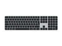 Apple Magic Keyboard with Touch ID and Numeric Keypad - Tastatur - USB-C - trådløs - Bluetooth - QWERTY - Norsk - svarte nøkler MXK83H/A