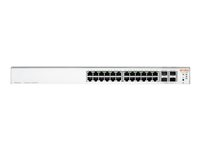 HPE Networking Instant On 1930 24G 4SFP/SFP+ Switch - Switch - L3 - Styrt - 24 x 10/100/1000 + 4 x 1 Gigabit / 10 Gigabit SFP+ - rackmonterbar JL682A#ABB