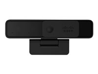 Cisco Webex Desk Camera - Nettkamera - farge - 13 000 000 piksler - lyd - USB-C - MJPEG, YUY2, NV12 - gjenfabrikert CD-DSKCAM-C-WW-RF