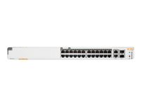 HPE Networking Instant On 1960 24G 20p Class4 4p Class6 PoE 2XGT 2SFP+ 370W Switch - Switch - L3 Lite - Styrt - 24 x 10/100/1000 + 2 x 10 Gigabit SFP+ + 2 x 100/1000/10GBase-T - rackmonterbar - PoE (370 W) JL807A#ABB