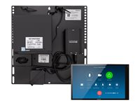 Crestron Flex UC-C100-Z-WM - For Zoom Rooms - Integrator Kit - videokonferansesett (berøringsskjermkonsoll, mini-PC, HDMI til USB 3.0 omformer) - svart - med Wall Mounted Control Interface - power adapter included UC-C100-Z-WM
