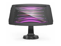 Compulocks iPad Pro 12.9" (3-6th Gen) Space Enclosure Mast Counter Stand - Monteringssett (hus, mastestativ) - for nettbrett - låsbar - høyverdig aluminium - svart - skjermstørrelse: 12.9" - skranke - for Apple 12.9-inch iPad Pro (3. generasjon, 4. generasjon, 5. generasjon, 6. generasjon) 333B299PSENB