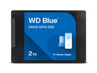 WD Blue SA510 WDS200T3B0A-00C7K0 - SSD - 2 TB - intern - 2.5" - SATA 6Gb/s WDS200T3B0A-00C7K0