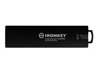 Kingston IronKey D500SM - USB-flashstasjon - kryptert - FIPS 140-3 Level 3 - 8 GB - USB 3.2 Gen 1 - TAA-samsvar IKD500SM/8GB